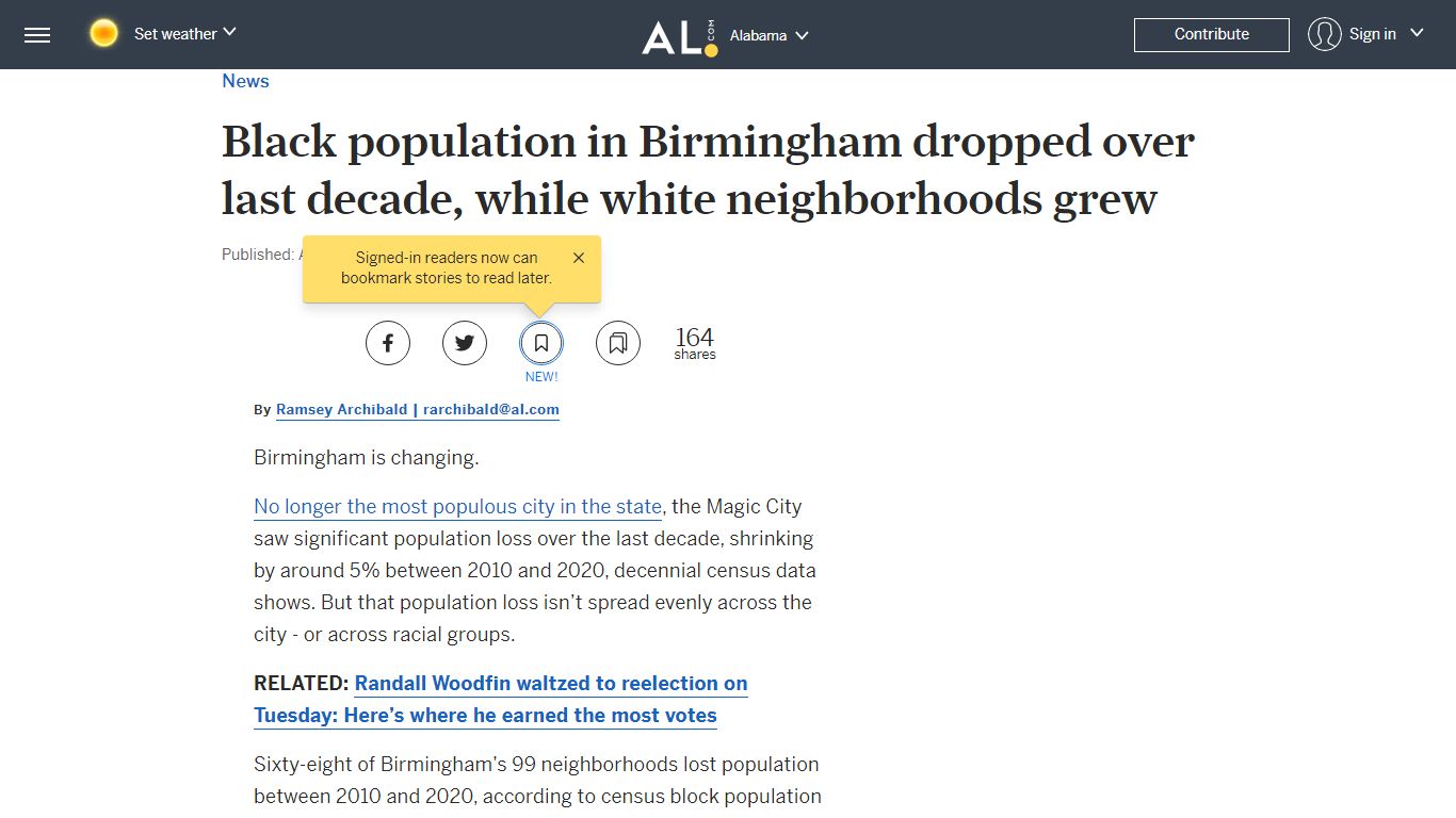 Black population in Birmingham dropped over last decade, while ... - al